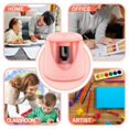 thumbnail image 3 of Tignapoo Taille-Crayon Électrique Automatique avec Batterie Rechargeable et Câble USB, Rose/bleu, Construction en Plastique ABS et Métal, Design Compact, 3 of 6
