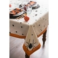 thumbnail image 4 of DII Black Stars Print Tablecloth, 60x84", 100% Cotton, 4 of 6
