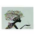 thumbnail image 1 of Zodiac Capricorn Cutting Board, Woman Silhouette with Horns and Blooming Colorful Floral Elements Design, Decorative Tempered Glass Cutting and Serving Board, Small Size, Multicolor, by Ambesonne, 1 of 1