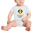 thumbnail image 2 of Half Senegalese Is Better Than None Baby Bodysuits Newborn Clothes (White, 6-12 Months), 2 of 5