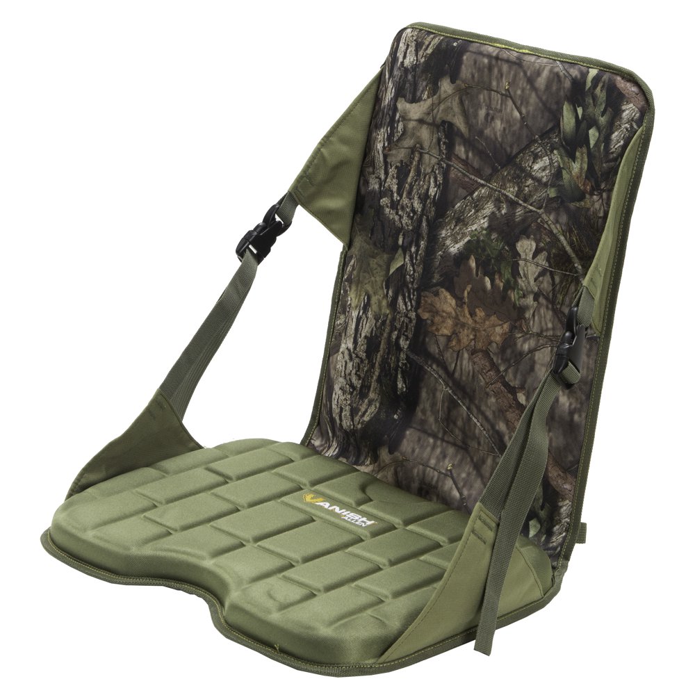 Vanish Eva Foam Hunting Seat Cushion With Back Rest, Mossy Oak BreakUp