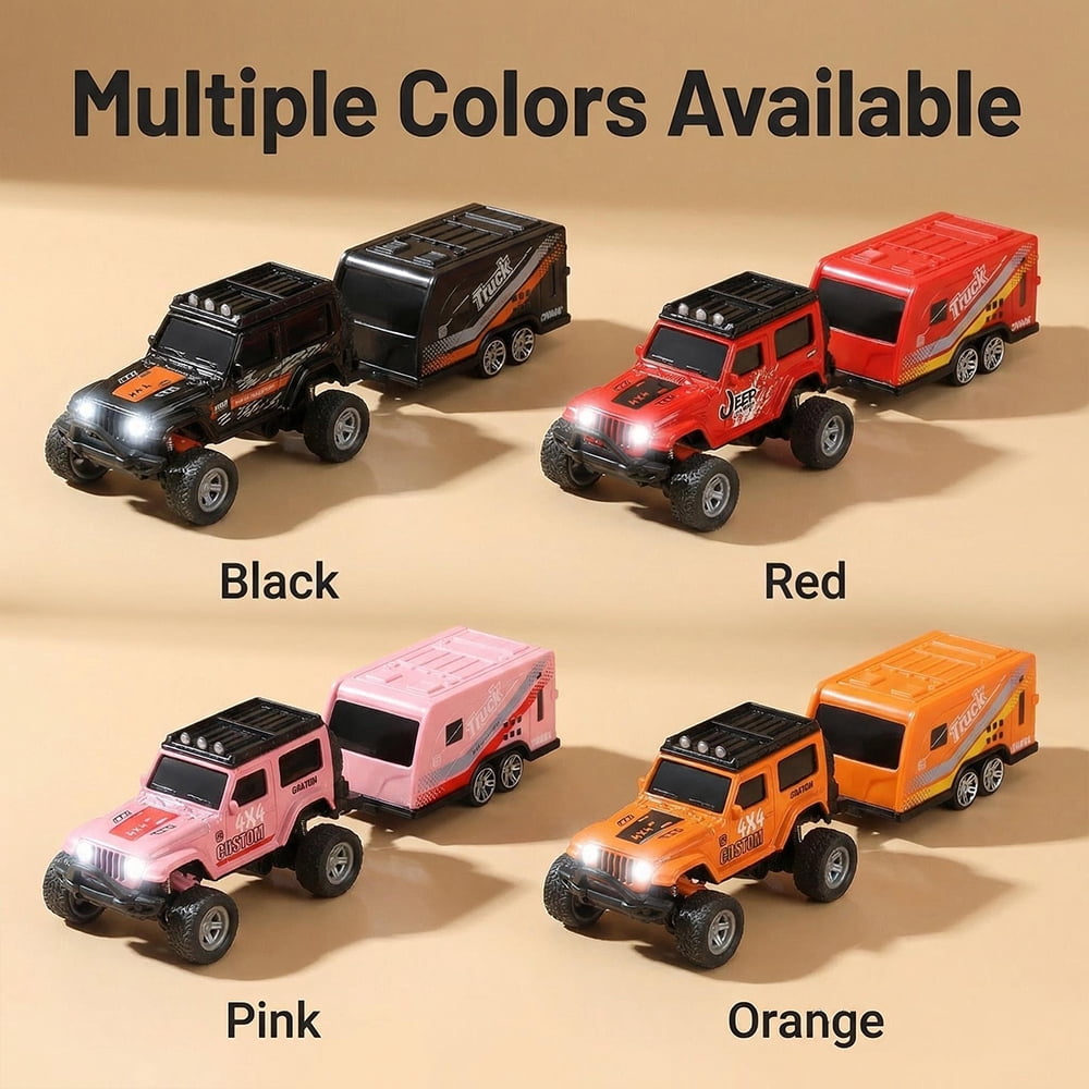 1:64 Scale Mini Alloy Off-road vehicle, Truck RC Car, 2.4Ghz Remote and App Control Toy Car, 3-Speed Adjustment Pocket Toy Car Rechargeable Drift Racing Car Desktop Toy Gift