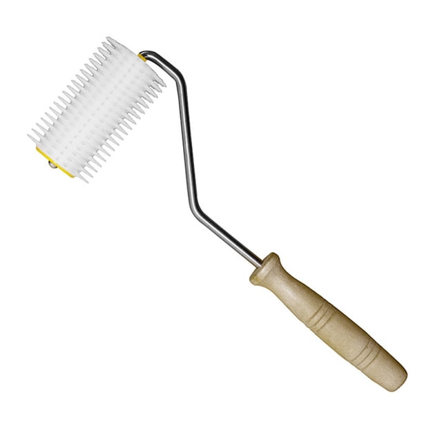 DEEPCRAFF 1 Pce Rouleau Beige Collecteur de Propolis Poignée en Bois Outil d'Apiculture Efficace pour Usage Extérieur