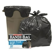 Webster, WBIHAB6FT60, Handi-Bag Wastebasket Bags, 60 / Box, Black, 30 gal