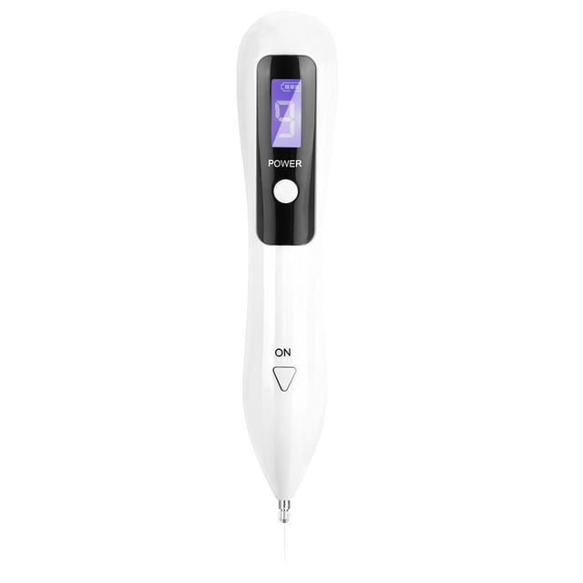 Máquina de eliminación de manchas, portátil LCD Dot Mole Eliminación de lunares Pluma Máquina de eliminación de pecas Compacta y liviana