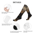 thumbnail image 5 of Lsque Football Loving Hamster Pattern Sport Compression Socks for Men & Women 15-20 mmHg Knee High Nurse Pregnant Running Medical and Travel Athletic, 5 of 6