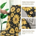 thumbnail image 3 of Sunflower Chair Covers Set of 4, Stretch Kitchen Chair Slipcovers Washable Removable Dining Chair Covers Protector for Dining Room, Hotel and Ceremony, 3 of 5