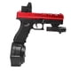 thumbnail image 4 of Pistola de bolas de plástico para niños y adolescentes, diversión en el patio trasero para mayores de 14 años, color rojo, juguete de batalla acuática supercargado con 30 000 disparos, 4 of 8