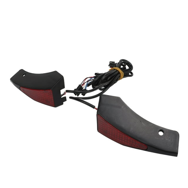 Luz De Señal De Para Scooter Eléctrico, 1 Par Ajuste Perfecto Lámpara De Señal De Para Scooter De 10 Pulgadas Fuente De Luz Roja ABS Alto Brillo Para Scooter