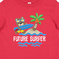 thumbnail image 4 of Inktastic Surfing Future Surfer Bear Boys or Girls Baby T-Shirt, 4 of 5