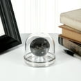 thumbnail image 2 of Plymor 3" x 3" Glass Display Dome Cloche with Silver Rim (Silver Rim Glass Tray Base), 2 of 2