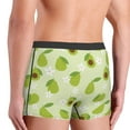 thumbnail image 3 of Uemuo Avocado With Leaf And Flower Pattern Men's Boxer Briefs,Trunk Anti-Chafing,Comfortable, Durable, and Stylish Underwear-Large, 3 of 9