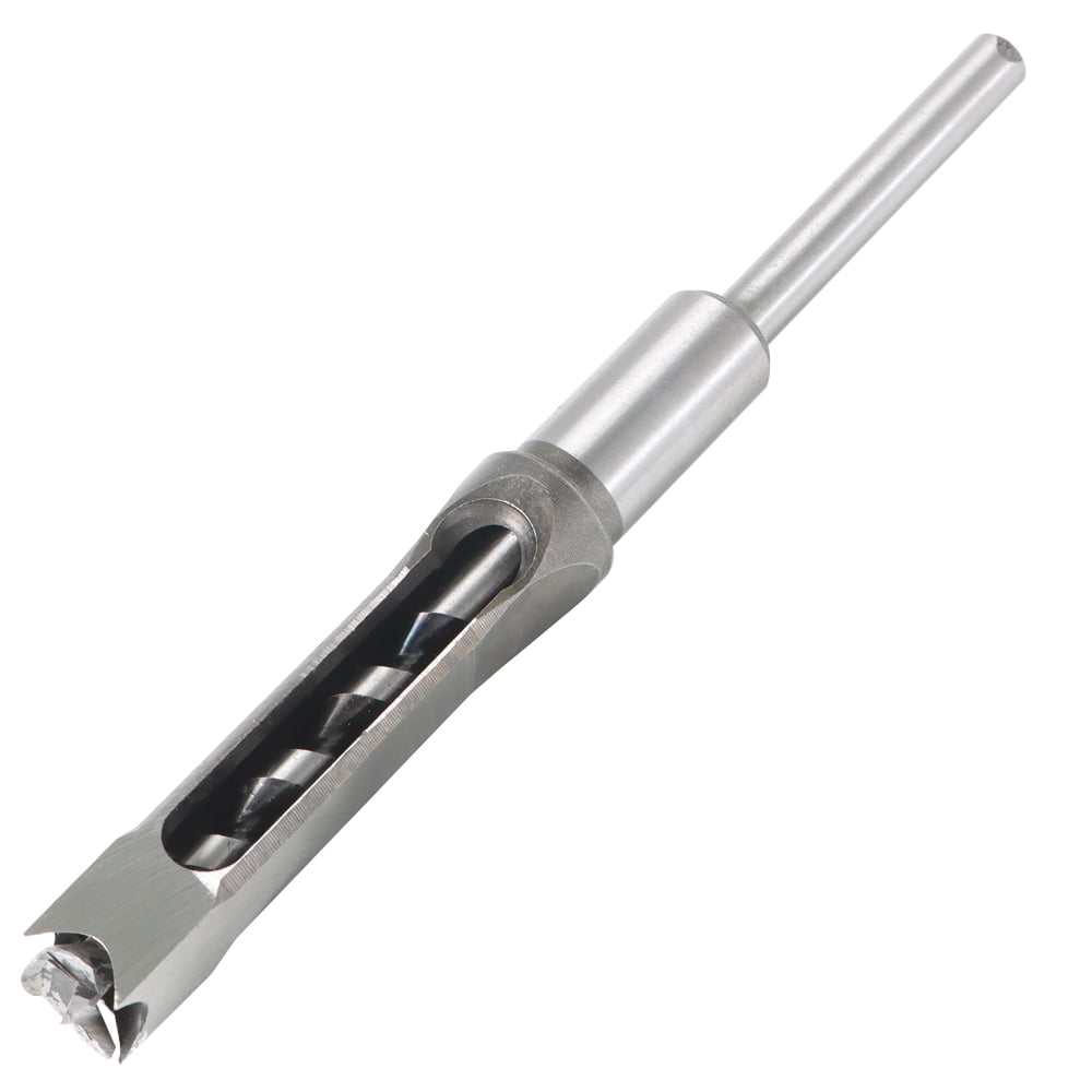 waltyotur 6PCS Square Hole Mortise Chisel Drill Bit Tools 1/4" 5/16" 3/8" 1/2" 9/16" 5/8"