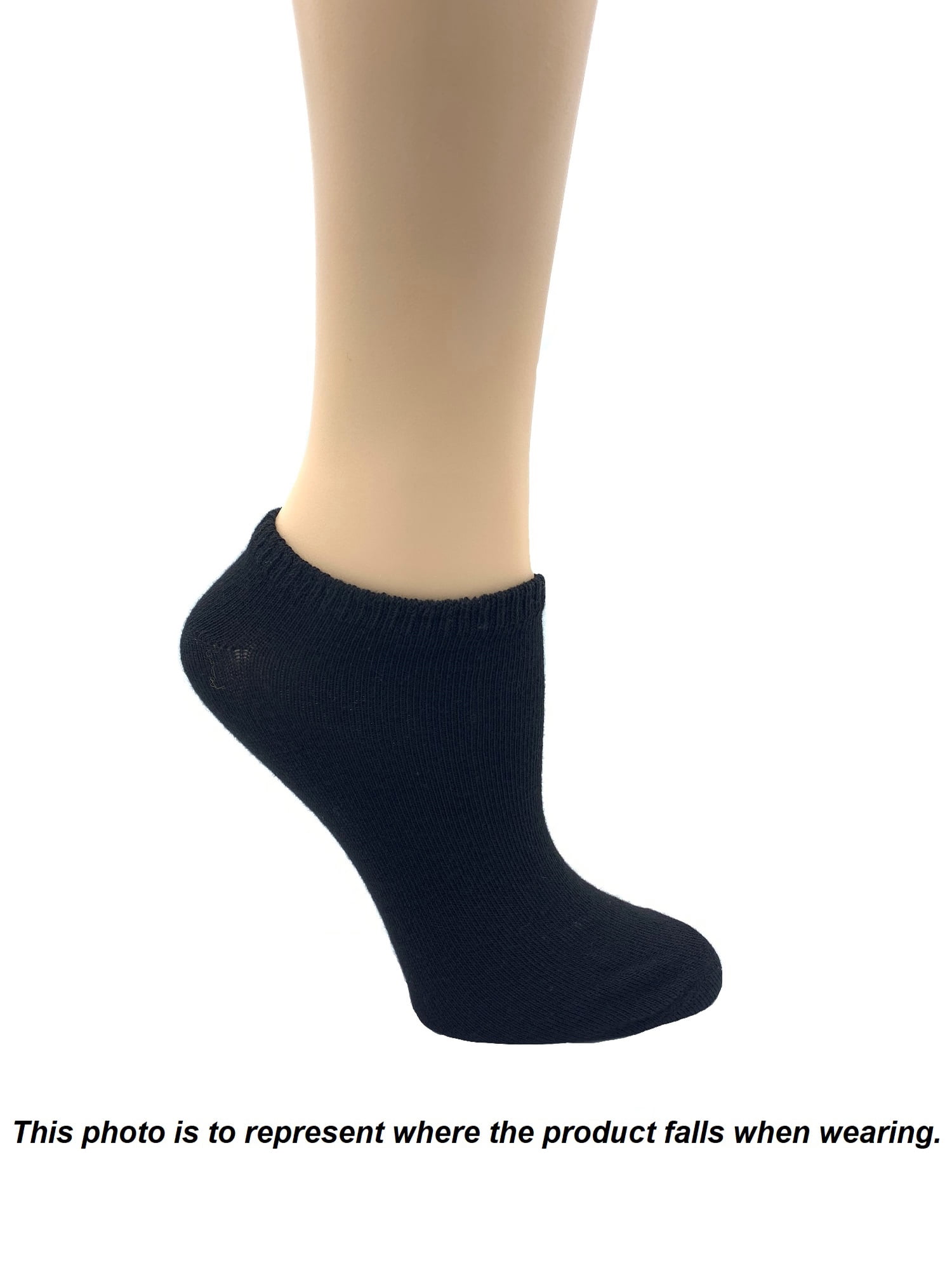 Wonder Nation Girls No Show Socks, 12-Pack, Sizes S-L