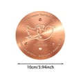thumbnail image 3 of Tong 1Pcs Bird Bath Disc Pure Copper Bird Bath Purification Disk 4Inch 0.7MM Thick Self Cleaning Design For Clean Water All Year Disks For Outdoor Birdbaths Bowls Founta, 3 of 6
