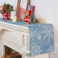 Christmas Runner for Table, Christmas Table Runner, Snowflakes Table