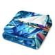 thumbnail image 4 of Manta Greninja de franela suave y acogedora para niños y niñas, mantas de vellón cálidas de lujo para sofá, cama, camping, viajes, 80 x 60 pulgadas, 4 of 8