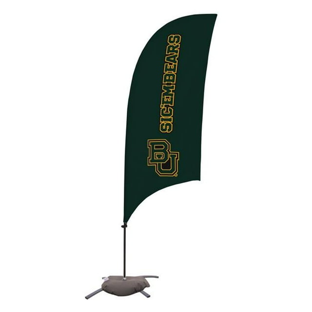 Showdown Displays 810029BAY-002 7.5 ft. Baylor Bears Razor Feather NCAA Flag with Cross Base - No.002