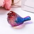 thumbnail image 2 of Miniature Crystal Bird Statue Handcrafted Home Decoration Collectible, 2 of 8