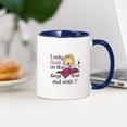 thumbnail image 3 of CafePress - I Only Quilt Mugs - 11 oz Ceramic Mug - Novelty Coffee Tea Cup, 3 of 4