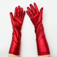 thumbnail image 3 of Guantes largos clásicos para mujer, guantes , ñas, talla única Colcomx Guantes Flapper Largos, 3 of 8
