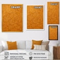 thumbnail image 4 of Designart "Golden Spiral Sunset Reverie V" Abstract Framed Wall Art - Modern Yellow Abstract Collages Bedroom Framed Canvas Wall Art, 4 of 6