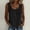 Black, variant on Women's Summer U-Neck Embroidery Sleeveless Top Casual Blouse Tank
