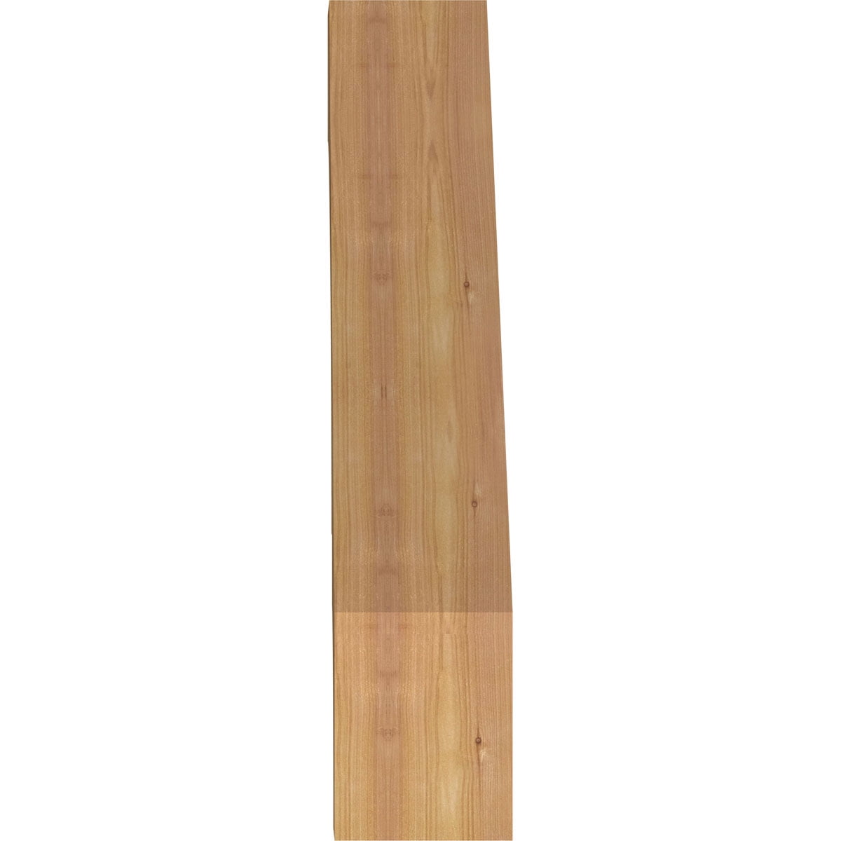 Ekena Millwork 6"W x 22"D x 30"H Balboa Rough Sawn Knee Brace, Western Red Cedar