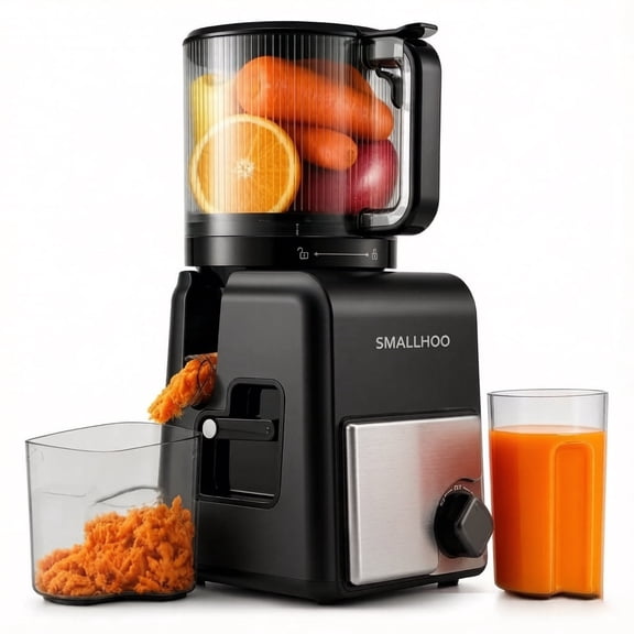 Juicers 3-in-1 for Juice, Sorbet & Nut Milk 6‘’ Extra Wide Chute, Cold Press Juicer Machine for Whole Fruit, Quiet, Easy to Clean & BPA-Free