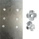 thumbnail image 4 of En Forma De T De Cuatro Puntas M8 De Acero Al Carbono Galvanizado, Tuercas De Cuatro Garras, Tuercas De Fijación En T, Clavos De Ranura En T Para Artesanos, Muebles, Carpintería 30 Tuercas Serendint TO004801-00, 4 of 6