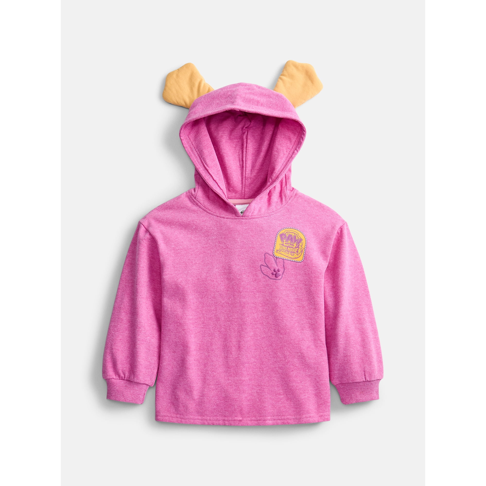 Paw Patrol Movie Toddler Girls' Cosplay Graphic Hoodie with Long Sleeves, Sizes 12M-5T