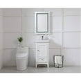 thumbnail image 2 of Elegant Decor MRE12030 20 x 30 in. Helios Hardwired LED Mirror with Touch Sensor & Color Changing Temperature - 3000K-4200K-6400K, 2 of 2