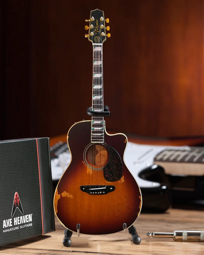 Toby Keith Signature Sunburst 10 Inch Miniature Acoustic Guitar Replica