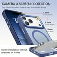 thumbnail image 6 of BENTOBEN Case for iPhone 17 Pro Max 6.9" Compatible with Mag-Safe Metal Frame Slim Tpu Pc Matte Shockproof Light Blue, 6 of 7