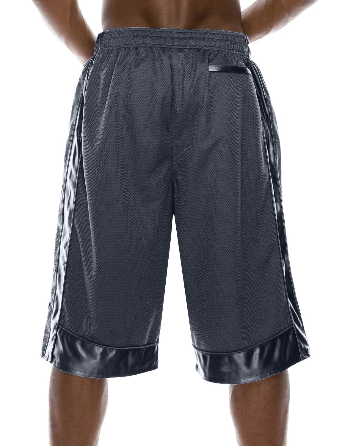Premium Quality Heavy Mesh Basketball Shorts, Small, Charcoal Grey at   Men's Clothing store