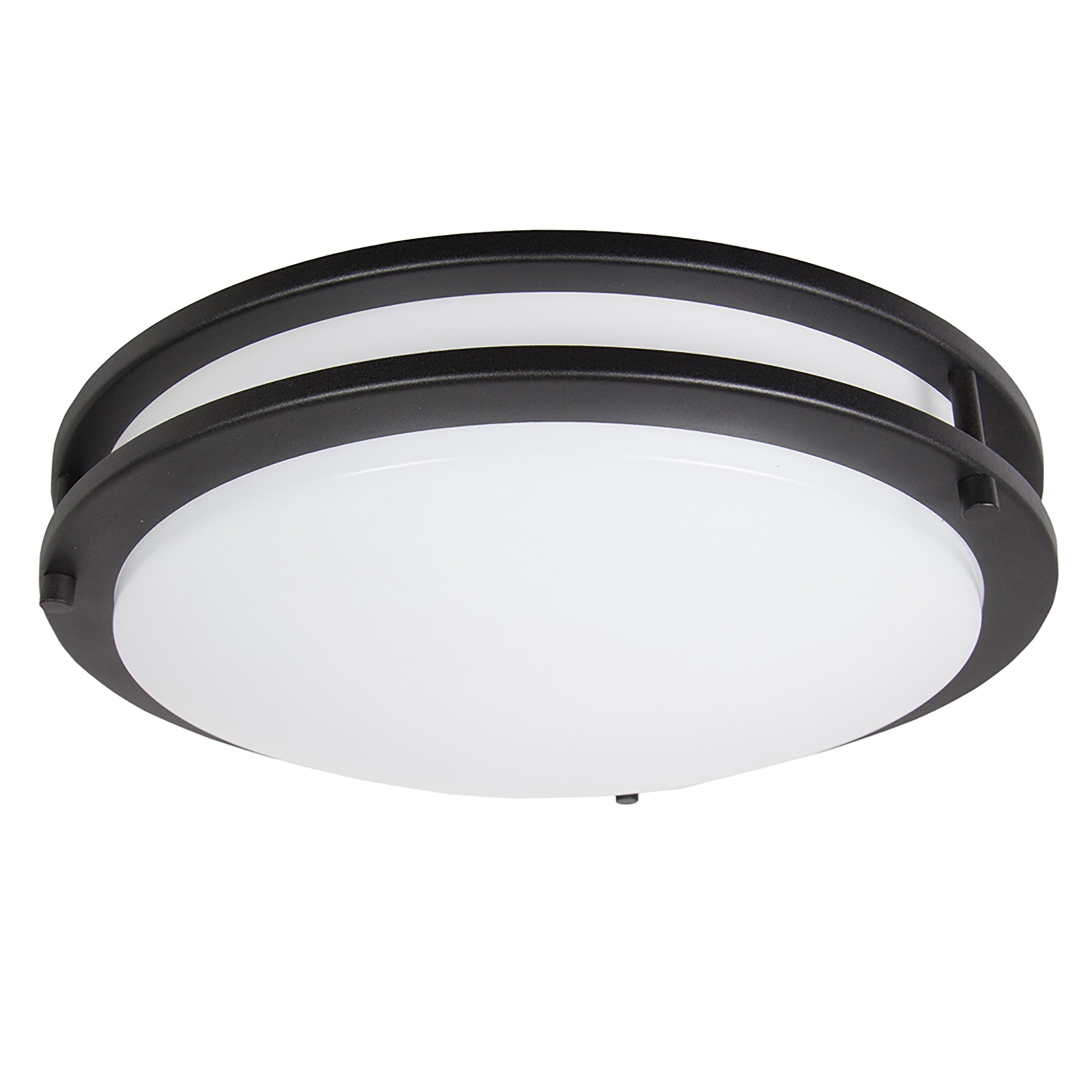 Maxxima 14 in. Black LED Ceiling Mount Fixture, 3000K, 1650 Lumens