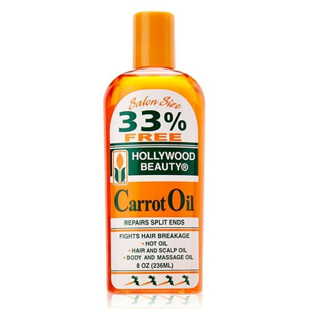 Hollywood Beauty Carrot Oil For Hair or Body, 8 (Best Hollywood Beach Bodies)