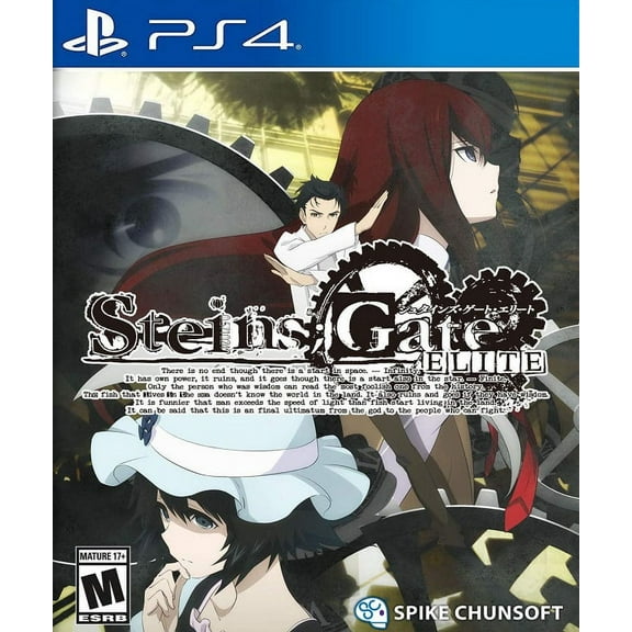 Steins Gate Elite (Sony Playstation 4, 2018) Story Game