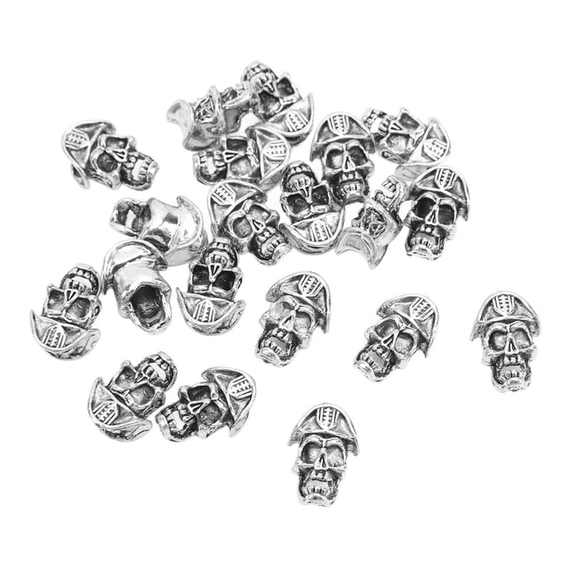 Adornos para rastas cuentas de metal para barba 20 piezas patrón transparente para vestimenta navideña ANGGREK Otros