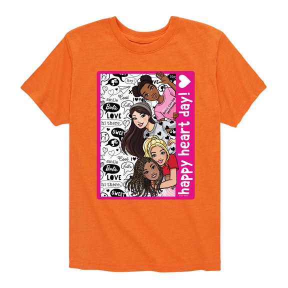 Barbie - Happy Heart Day - Toddler And Youth Short Sleeve Graphic T-Shirt