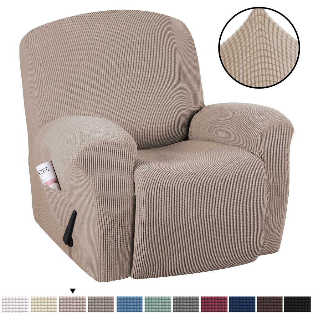 DeRong Stretch recliner chair cover simple suitable for recliner large