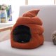 thumbnail image 3 of Creativo lindo gorro de peluche con forma de mierda, juguete de peluche, divertido gorro de caca falsa, gorro completo, regalo de broma, disfraz de cosplay, accesorios para fotos de fiesta, 3 of 5