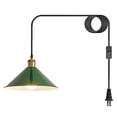 thumbnail image 1 of Plug In Pendant Light Fixtures Modern Minimalist Dining Room Metal Green Farmhouse Pendant Lights Kitchen Island Plug In Chandelier, 1 of 4