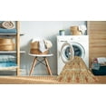 thumbnail image 2 of Ahgly Company Machine Washable Indoor Rectangle Transitional Brown Gold Area Rugs, 7' x 10', 2 of 7