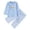 Light Blue, variant on Rhuody Boys Easter Outfits Toddler Boys Girls Long Sleeve Carrot Prints T Shirt Pullover Tops Pants Round neck nightwear Casual Spring Clothes 3-6 Months Blue