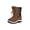 Brown, variant on Apakowa Kids Girls Boys Insulated Fur Winter Warm Snow Boots (Toddler/Little Kid)