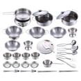 thumbnail image 1 of Juego de utensilios de cocina Toy Kitchen, 32 piezas, de acero inoxidable, regalo para niños, 1 of 5