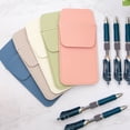 thumbnail image 2 of Kripyery Pen Pocket Portable Large Capacity Faux Leather Thickened Nurse Pencil Pocket for Office Worker, 2 of 8