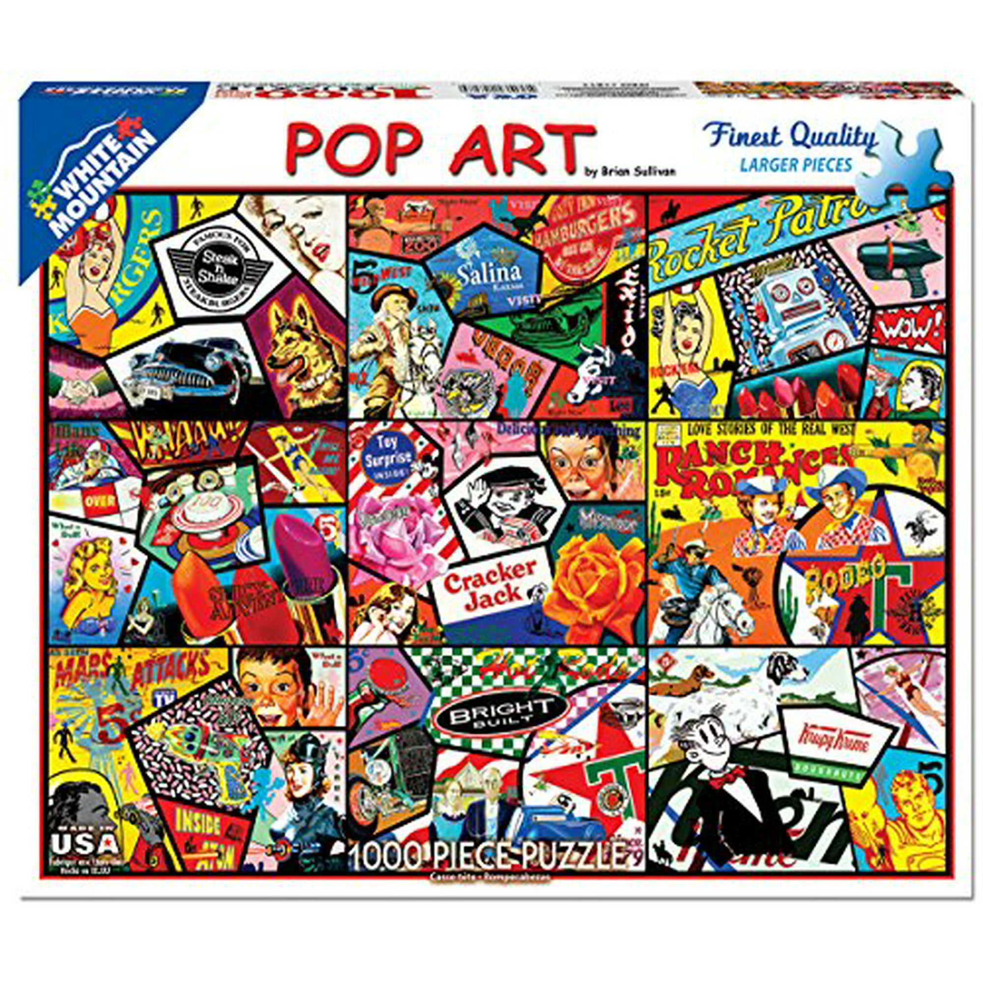 White Mountain Puzzles Pop Art Jigsaw Puzzle 1000 Piece Jigsaw Puzzle Walmart Canada