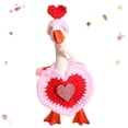 thumbnail image 4 of HonestMatter 7 Inch Desk Goose Outfits, Valentine's Day, Easter and St. Patrick's Day Desk Goose Costumes Accessories, Spring Holiday Decor for Desktop Goose Statues Office and Home Table, 4 of 6